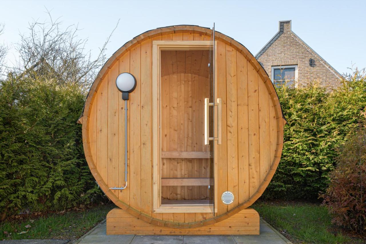 The Frisian Beach House Met Scandinavische Barrel Sauna Villa Tzummarum Dış mekan fotoğraf