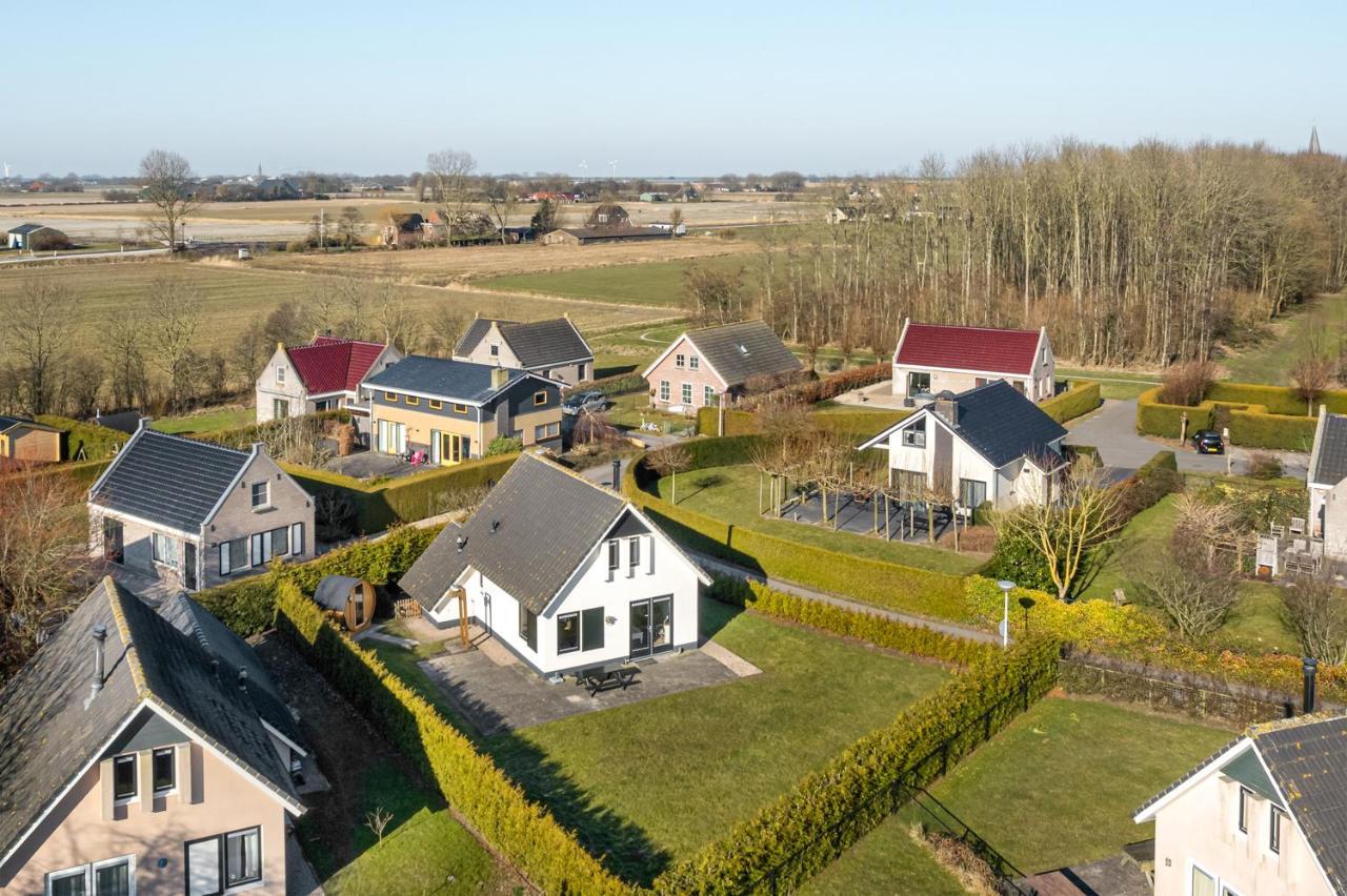 The Frisian Beach House Met Scandinavische Barrel Sauna Villa Tzummarum Dış mekan fotoğraf
